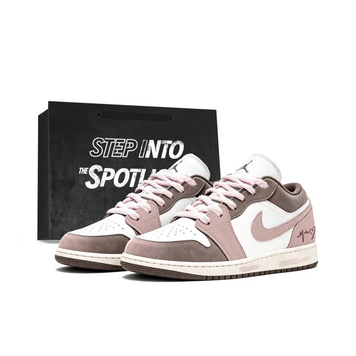 Jordan Jordan Nu Retro Skateboard Shoes Unisex Low Top Pink