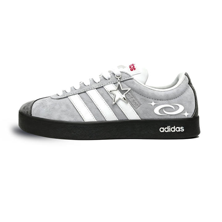 Adidas Adidas Vl Court Classic German Army Trainers Unisex Low Top Gray