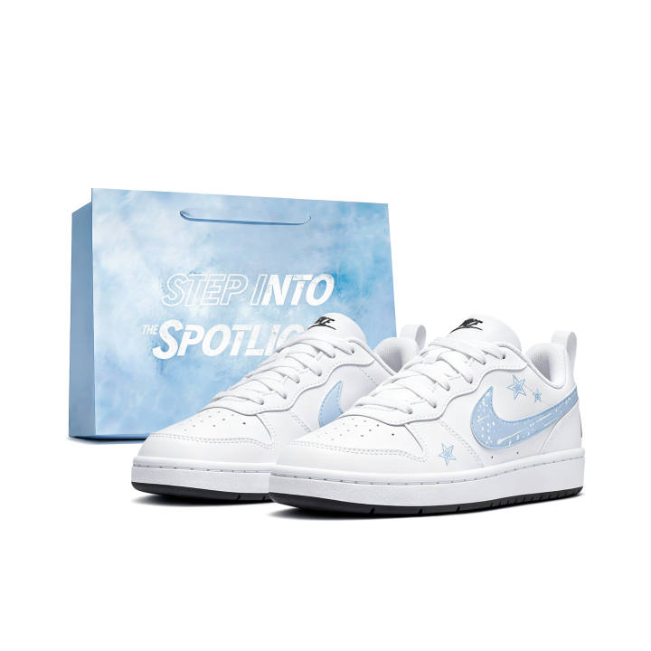Nike Nike Court Borough Skateboard Shoes Women's Low Top Blue