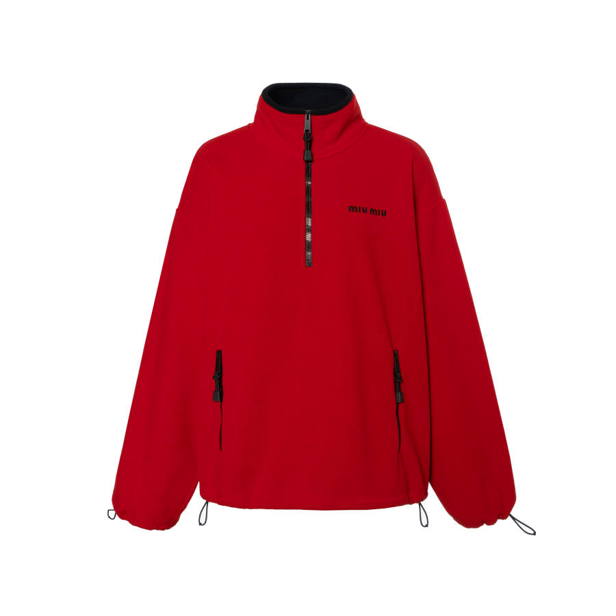 MIU MIU SS25 Sweatshirt Women's Red