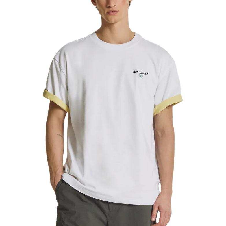 New Balance New Balance T Shirts Unisex White Crew Neck
