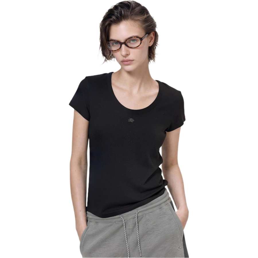 KARL LAGERFELD / Karl Lagerfeld Jeans T Shirts Women's Black Moderate