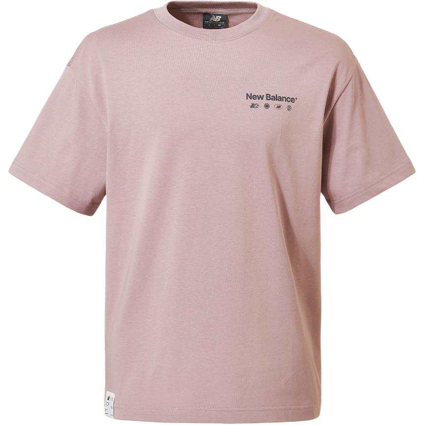 New Balance New Balance T Shirts Men's Pink Crew Neck