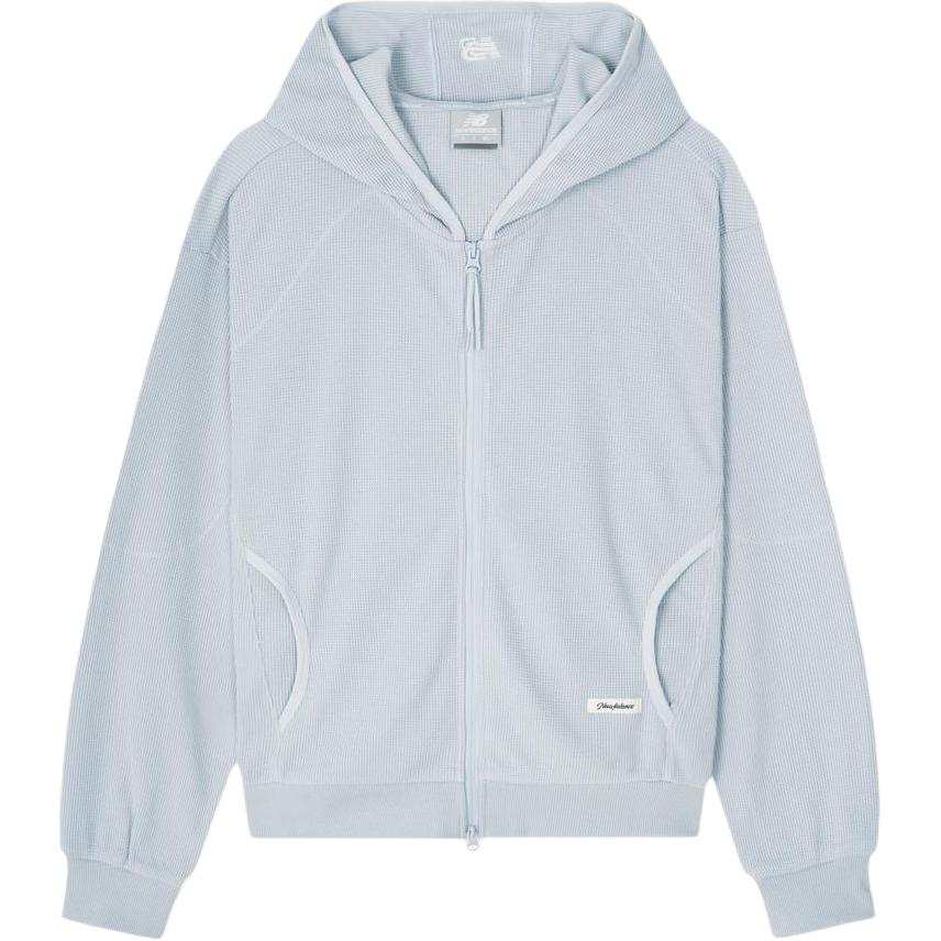 New Balance New Balance Sweatshirts Women's Light Blue Hooded Non Detachable Moderate