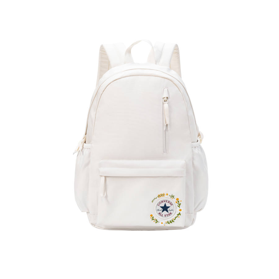 Converse Converse Polyester High School And University Student Backpack Medium Unisex White