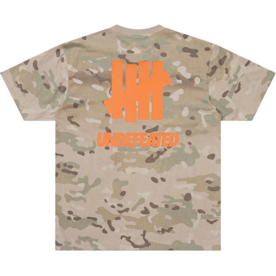 UNDEFEATED T Shirts Unisex Mixed Color Crew Neck Moderate Straight Fit