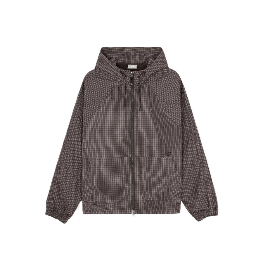 New Balance New Balance Trench Coats Women's Chocolate Hooded Non Detachable Moderate Straight Fit