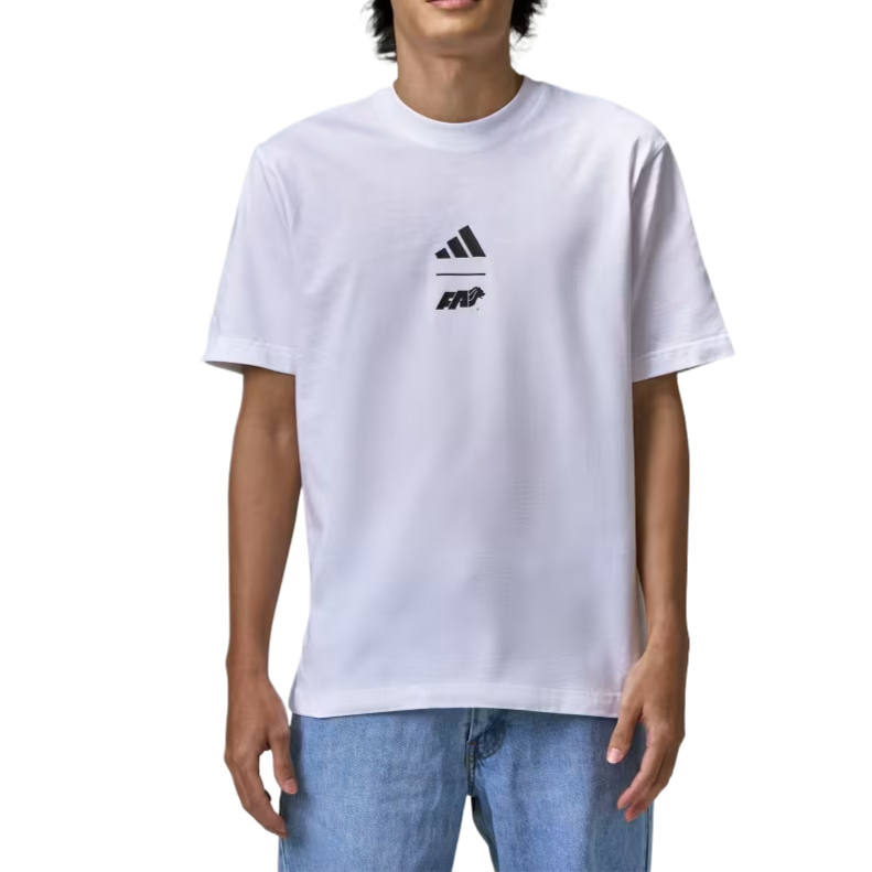 Adidas Adidas T Shirts Unisex White Crew Neck Moderate