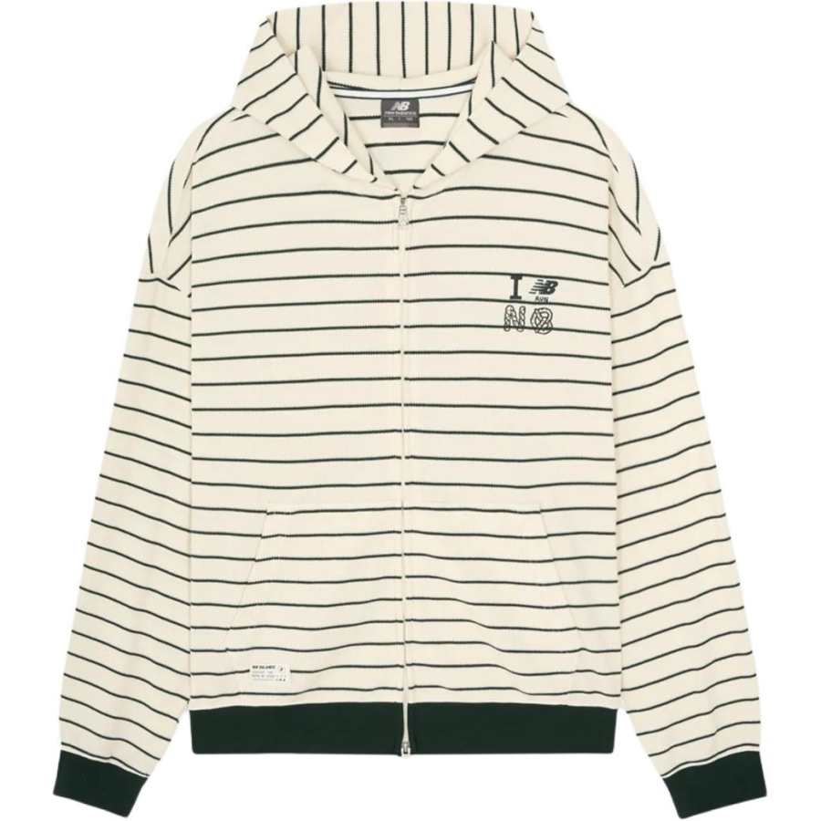 New Balance New Balance Sweatshirts Unisex Beige Hooded Non Detachable Moderate