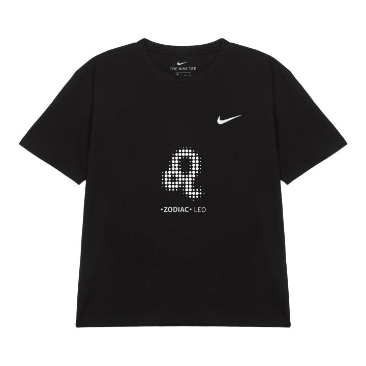Nike Nike Sportswear T Shirts Unisex Leo Crew Neck Moderate Straight Fit