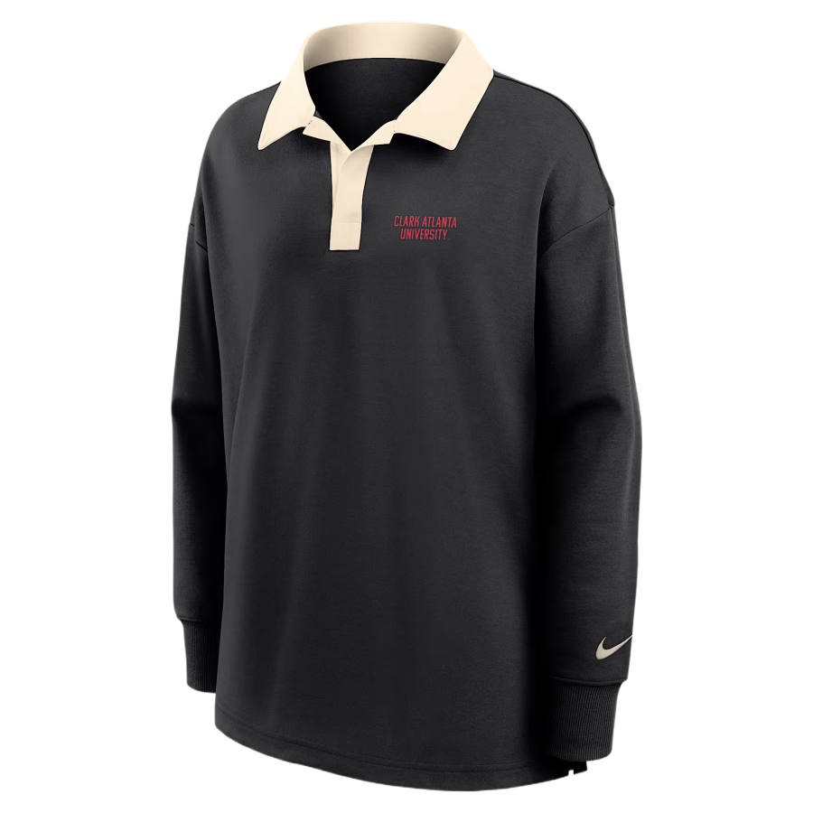 Nike Nike College Polo Shirts Women's Black/Natural Polo Collar