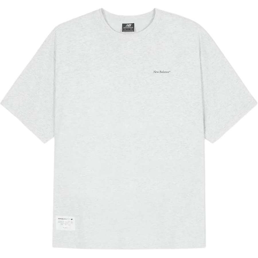 New Balance New Balance T Shirts Unisex Light Gray Crew Neck