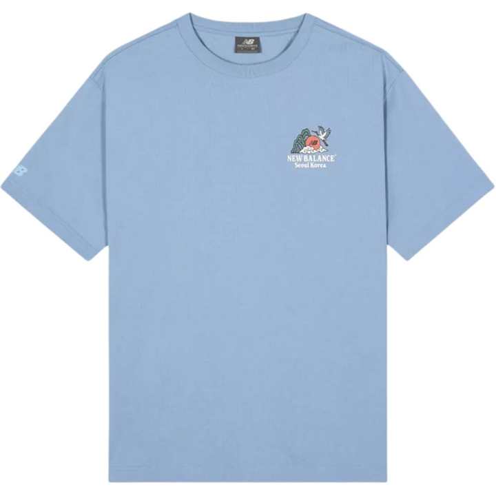 New Balance New Balance T Shirts Unisex Blue Crew Neck