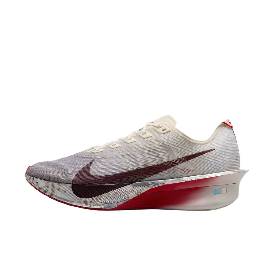Nike Nike VAPORFLY 4 Running Shoes Unisex Low Top Sail White/Phantom Gray/Light Stone Green/University Red