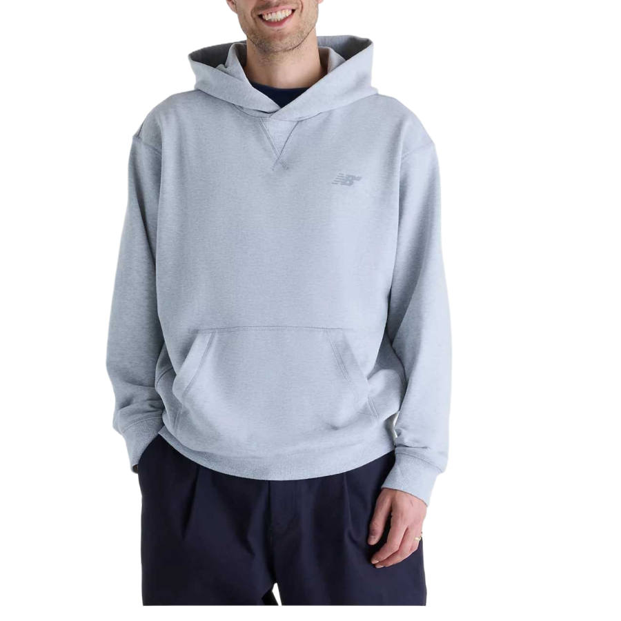 New Balance New Balance Sweatshirts Men's Sport Gray Hooded Non Detachable Moderate