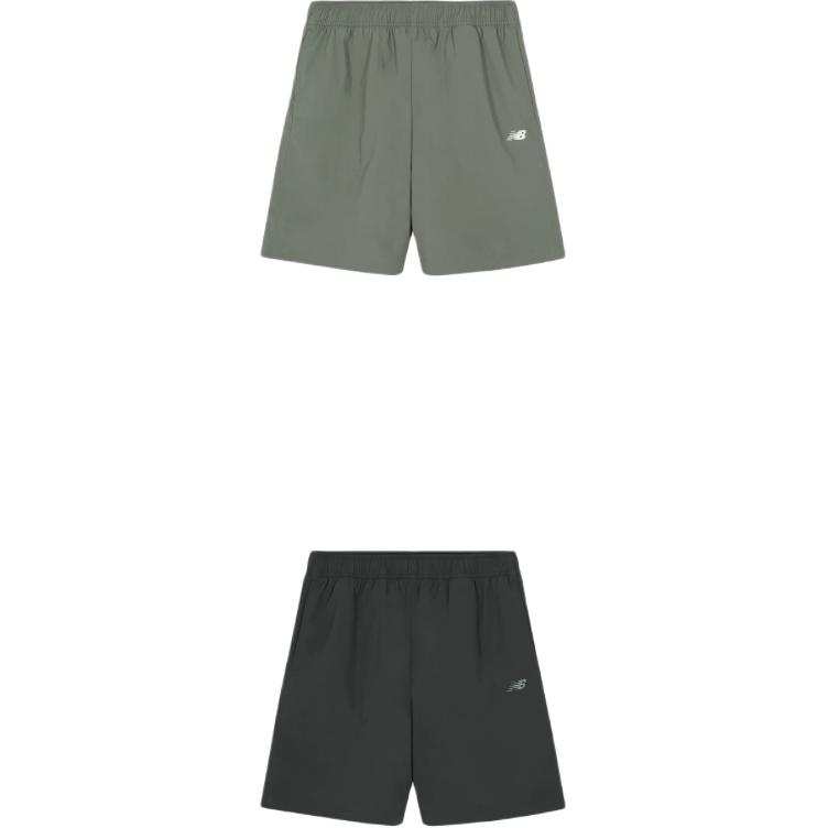 New Balance New Balance Casual Shorts Unisex 2 PackKhaki+Dark Gray Straight Fit