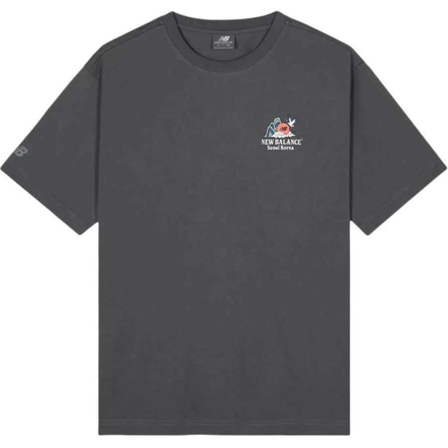 New Balance New Balance T Shirts Unisex Charcoal Gray Crew Neck