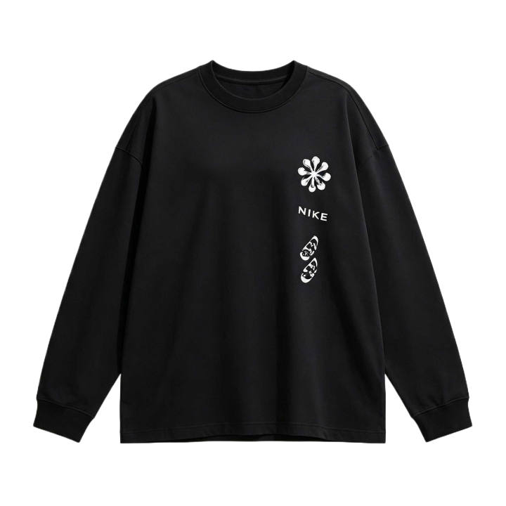 Nike Nike T Shirts Women's Black Crew Neck Moderate