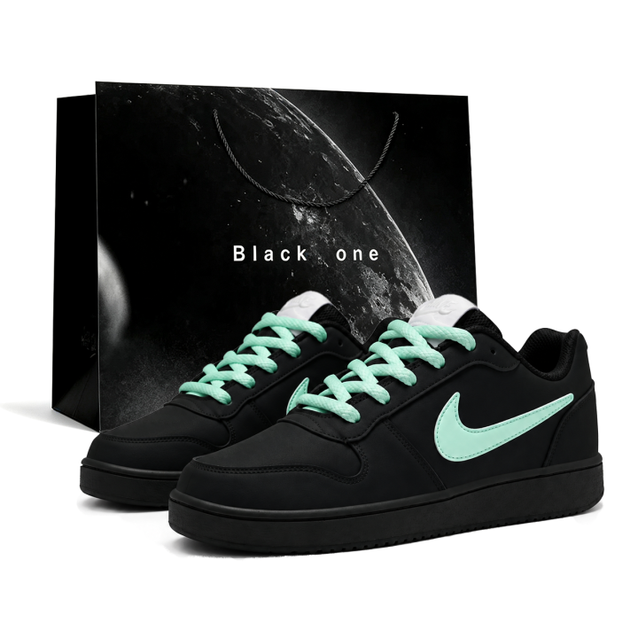 Nike Nike EBERNON Skateboard Shoes Men's Low Top Black/White