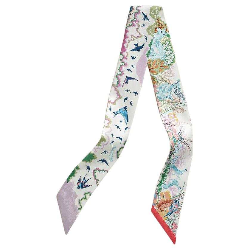 HERMES HERMES Twilly Scarves Unisex