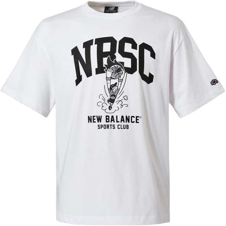 New Balance New Balance T Shirts Men's White Crew Neck