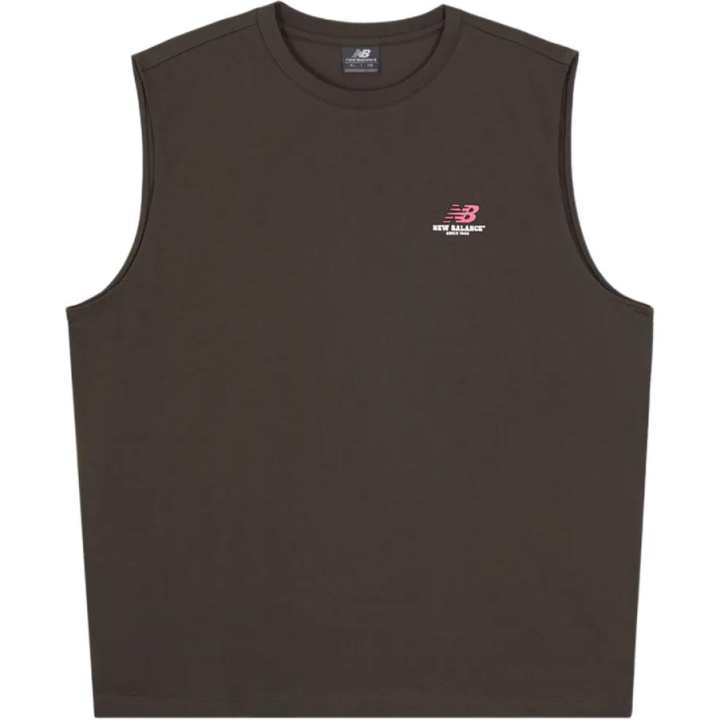 New Balance New Balance Tank Tops Men's Brown Crew Neck Thin