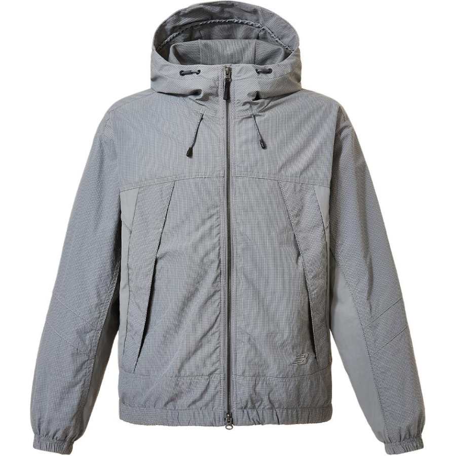 New Balance New Balance Jackets Unisex Gray Hooded Non Detachable Moderate