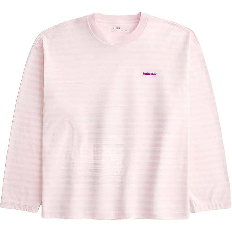 Hollister/ T Shirts Men's Pink Crew Neck