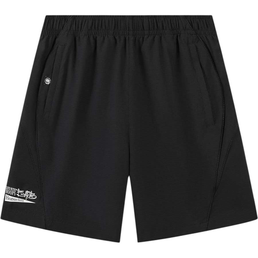 Li-Ning Li Ning BADFIVE Sports Shorts Men's Black Moderate Straight Fit Pants
