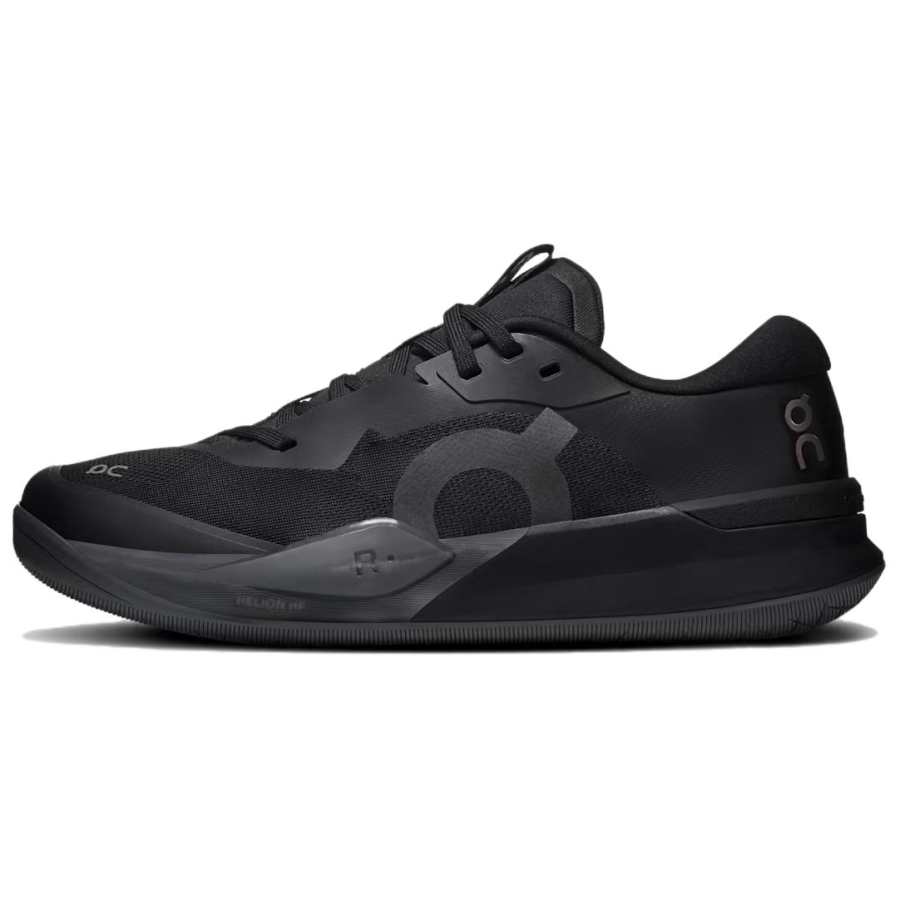 On THE ROGER Pro 3 Tennis Shoes Women's Low Top Black | Gray