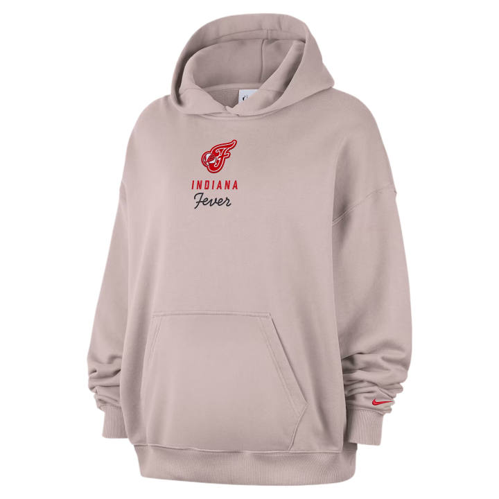 Nike Nike Sweatshirts Women's Particle Rose/University Red Hooded Non Detachable Moderate