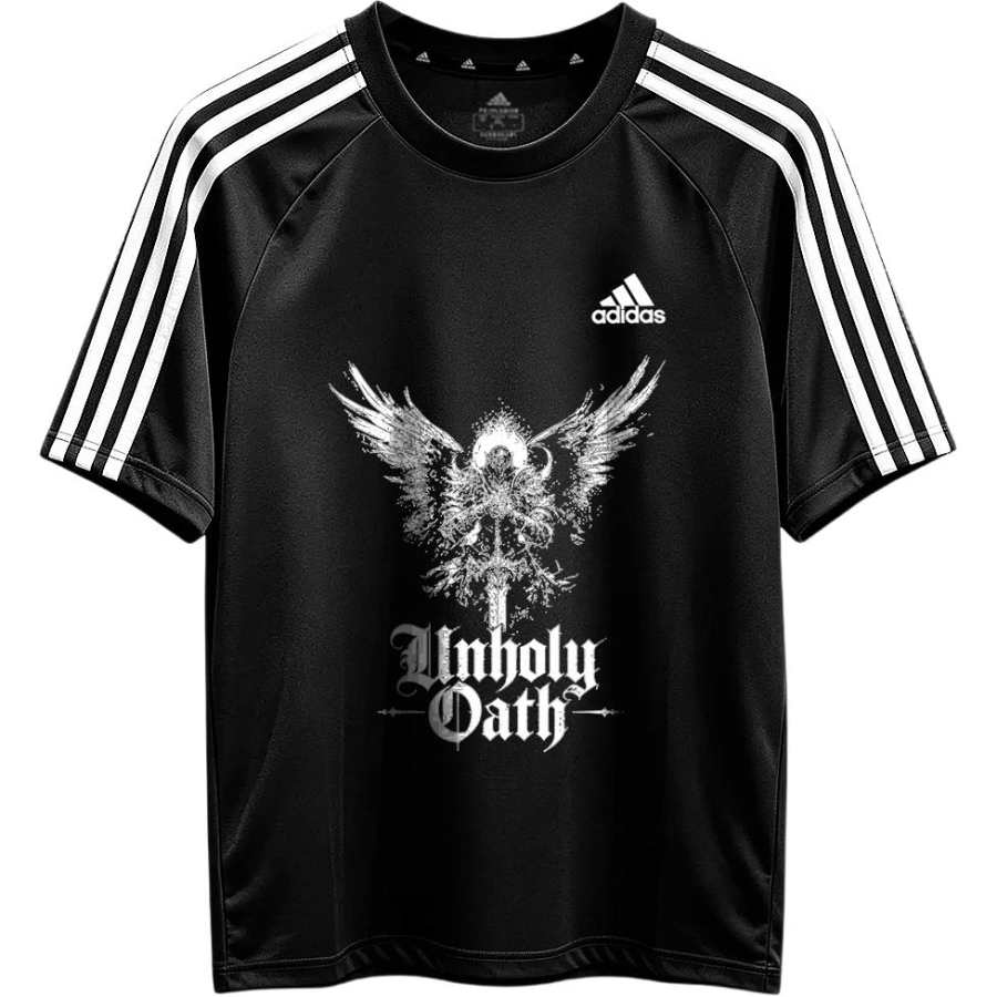 Adidas Adidas Football T Shirts Unisex Black Crew Neck Moderate Other
