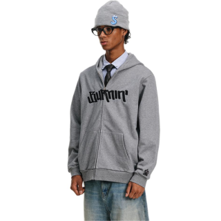 BURNIN Sweatshirts Unisex Hooded Moderate Cardigan