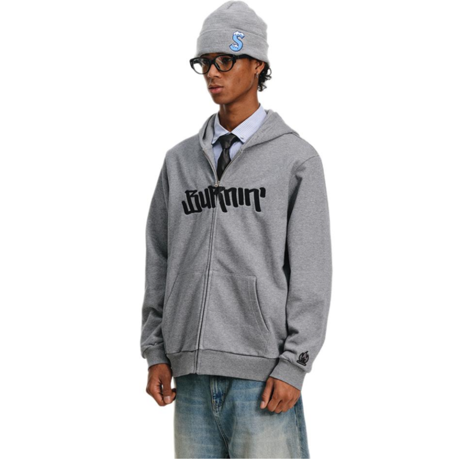 BURNIN Sweatshirts Unisex Hooded Moderate Cardigan