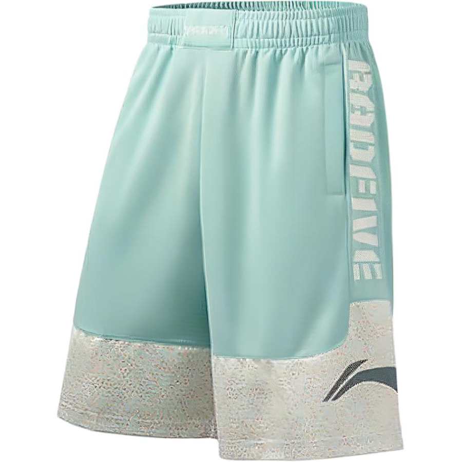 Li-Ning Li Ning Sports Basketball Collection Basketball Shorts Men's Lake Gray Blue