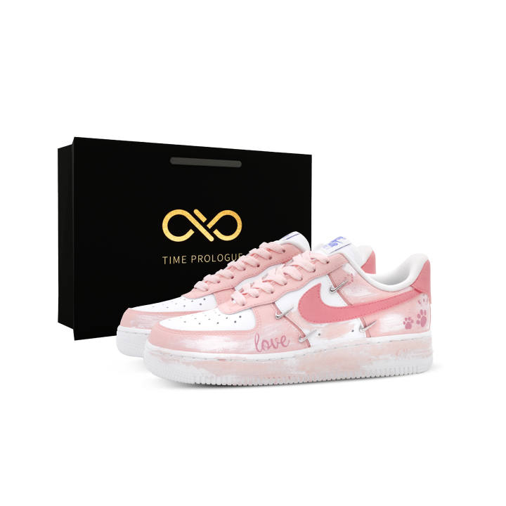 Nike Nike Air Force 1 Skateboard Shoes Unisex Low Top White/Pink