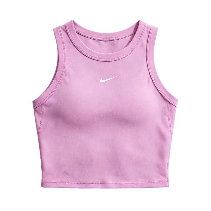 Nike Nike Dri Fit One Sleeveless Sports Shirts Women's Light Red/White Crew Neck