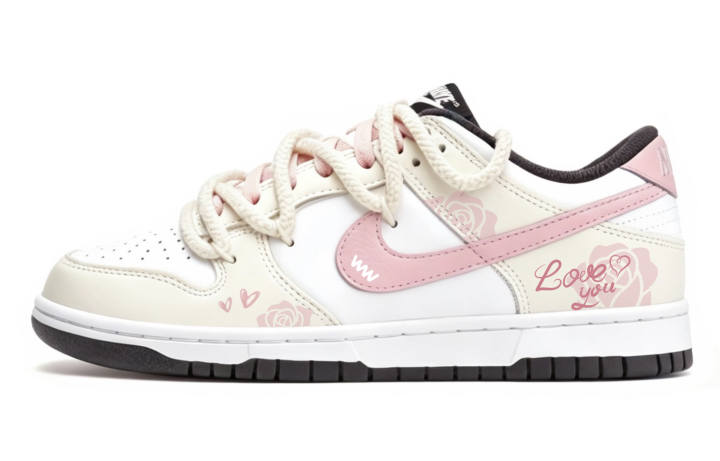 Nike Nike Dunk Skateboard Shoes Unisex Low Top Pink