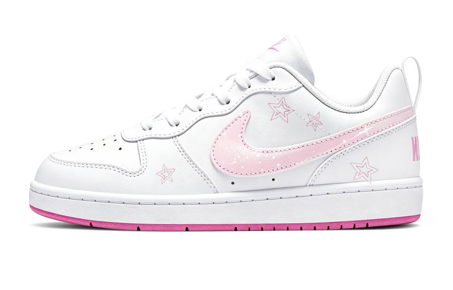 Nike Nike Court Borough Skateboard Shoes Women's Low Top Pink