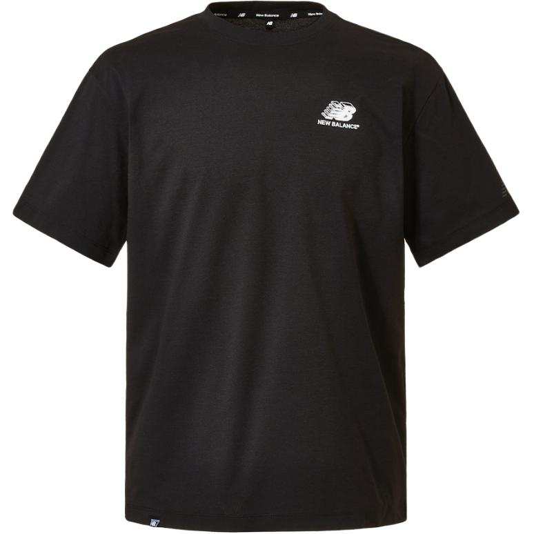 New Balance New Balance T Shirts Unisex Black Crew Neck