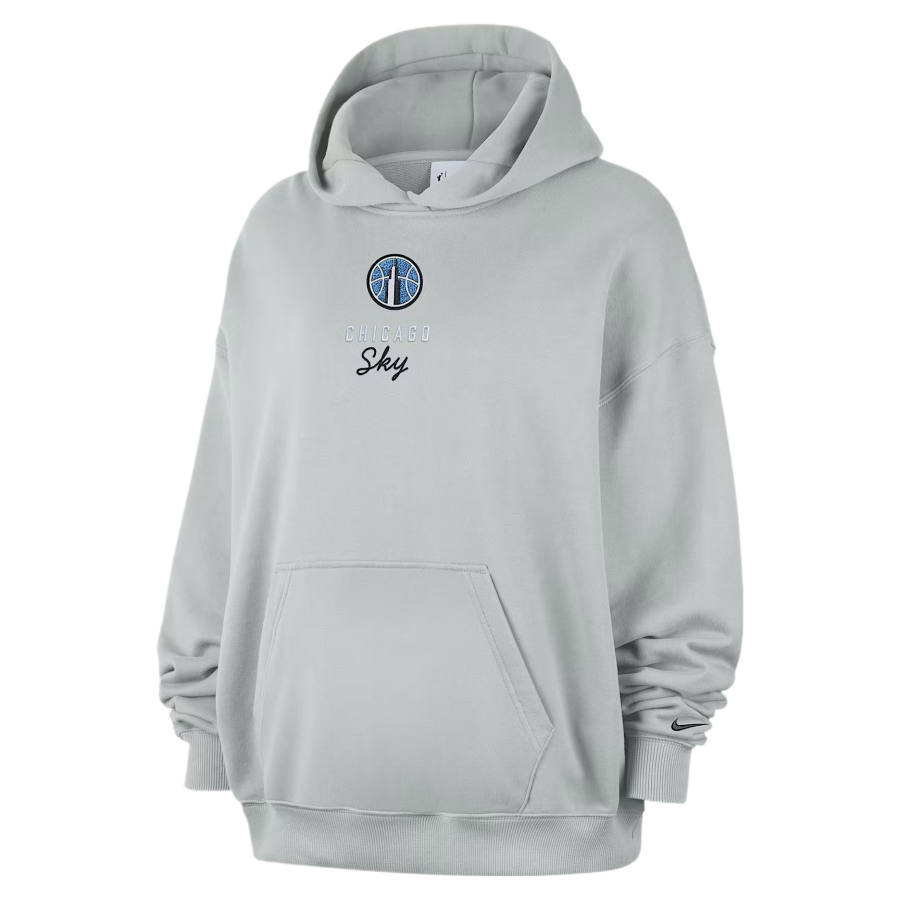 Nike Nike Sweatshirts Women's Gray Fog/Black Hooded Non Detachable Moderate