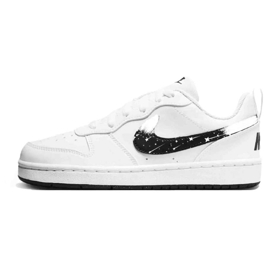 Nike Nike Court Borough Skateboard Shoes Unisex Low Top Black/White