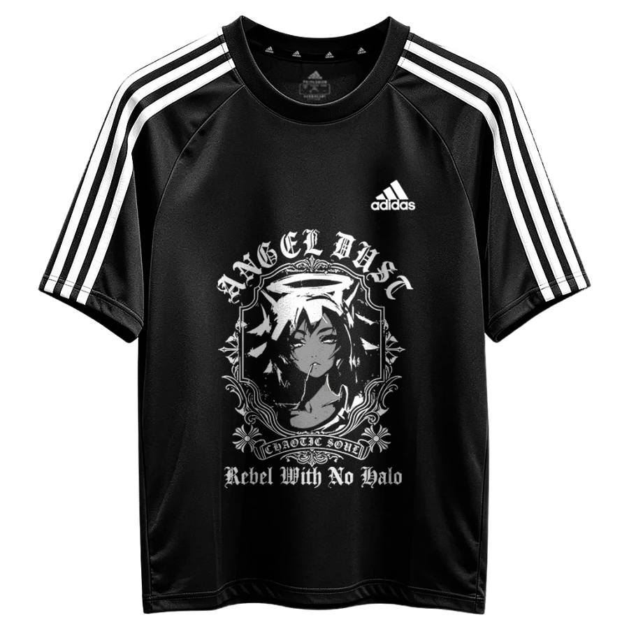 Adidas Adidas Football T Shirts Unisex Black Crew Neck Moderate Other