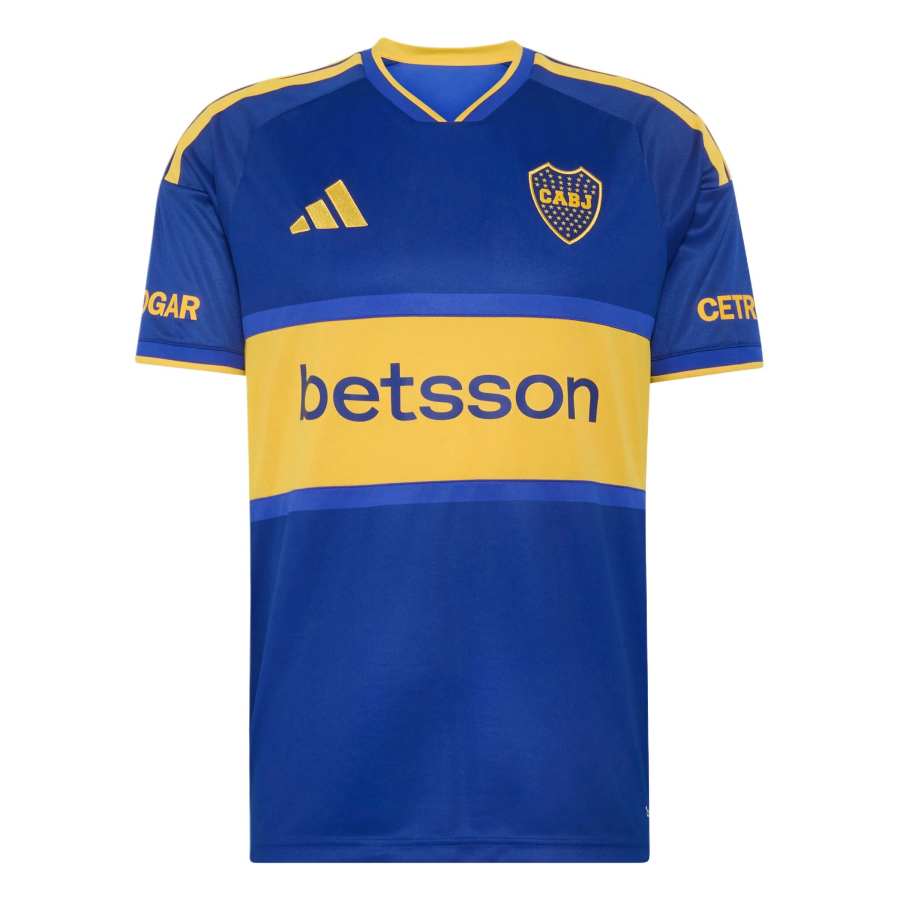 Adidas Adidas Soccer Jerseys Men's Victory Blue/Sunlight Yellow V Neck Moderate