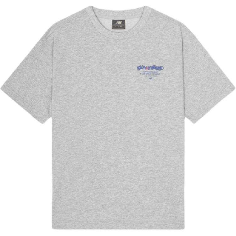 New Balance New Balance T Shirts Unisex Gray Crew Neck
