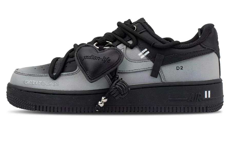Nike Nike Air Force 1 Skateboard Shoes Women's Low Top Black