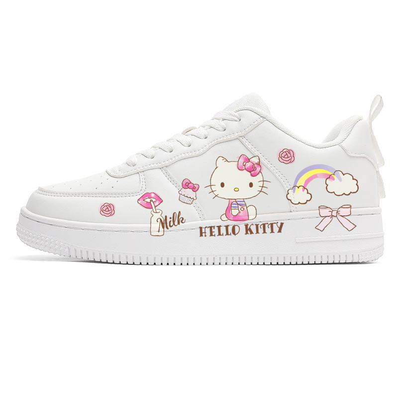 Sanrio Skateboard Shoes Women's Low Top White Pink Blue