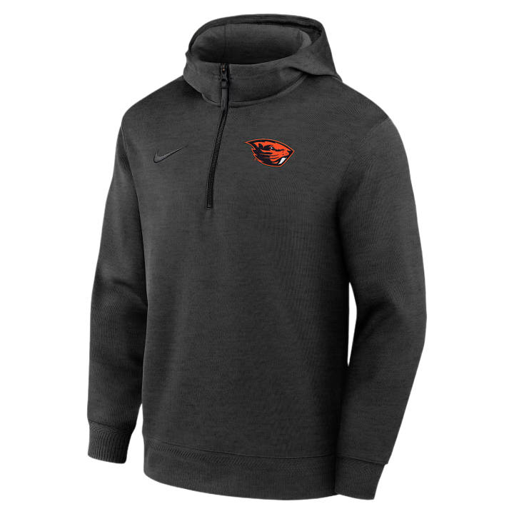 Nike Nike Dri Fit College Sweatshirts Men's Black Hooded Non Detachable Moderate