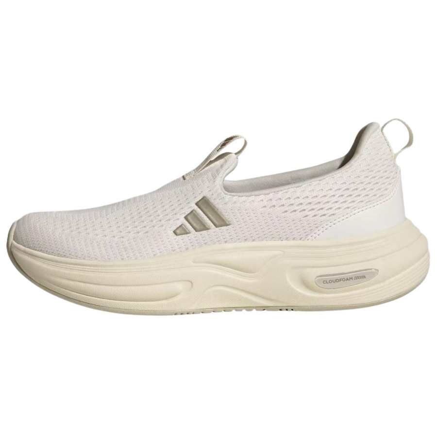 Adidas Adidas Cloudfoam Casual Shoes Women's Low Top Core White/Cyber Metal/Ecru