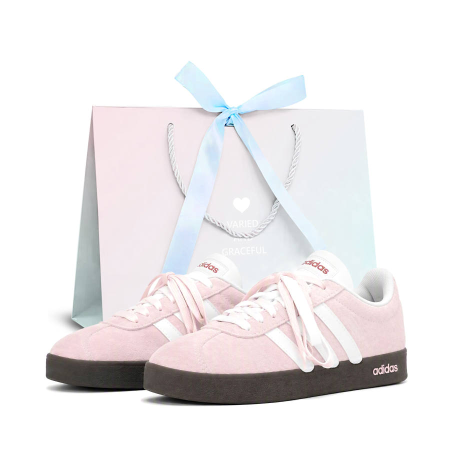 Adidas Adidas Vl Court Classic German Army Trainers Women's Low Top White